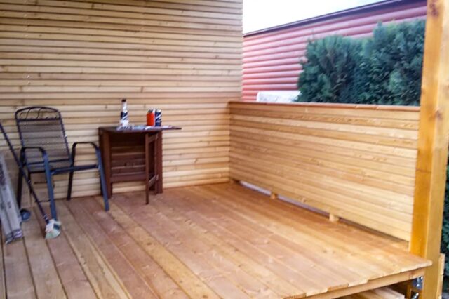 Holzterrasse